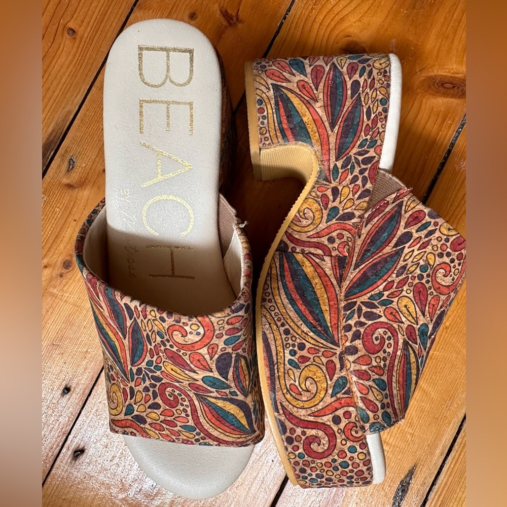 Colorful bohemian style platforms!